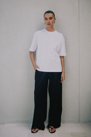 Ella Boyfriend Tee - White