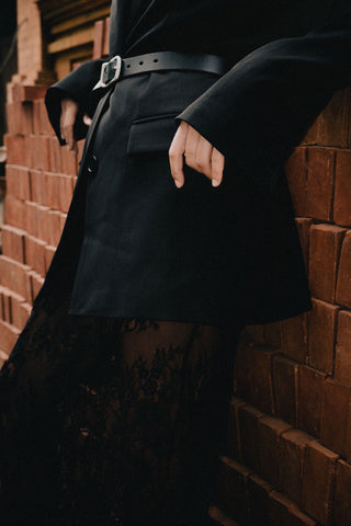 Shiloh Lace Maxi Skirt - Black