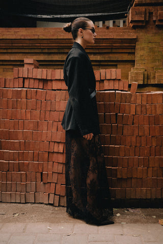 Shiloh Lace Maxi Skirt - Black