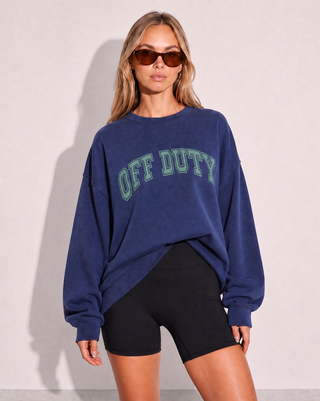 Maci Relaxed Sweater - Classic Blue