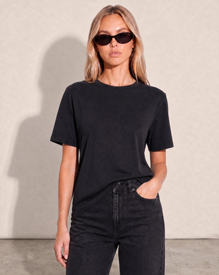 Miley Relaxed Tee - Black