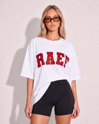 RAEF Boyfriend Tee - White