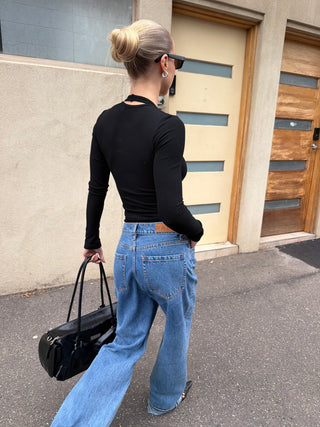 Romy High Rise Jean - Mid Wash