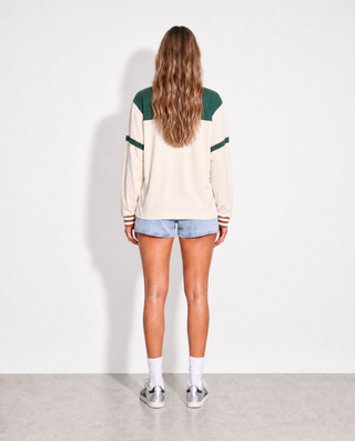 Asha LS Tee - Chalk Mutli