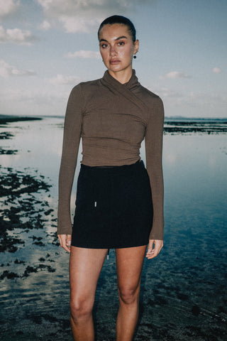 Melody Mini Skirt - Black