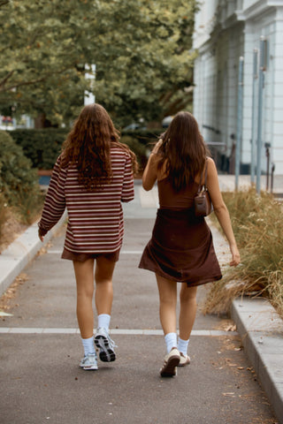 Valerie Ribbed Tank - Chocolate