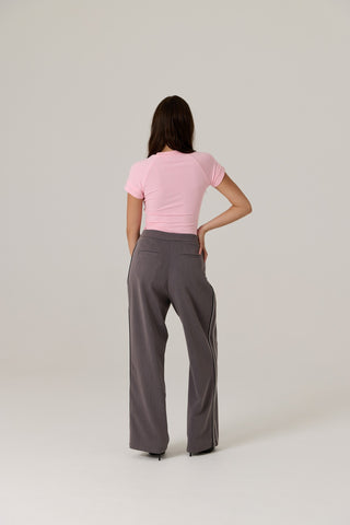 Zarah Baby Tee - Pop Pink
