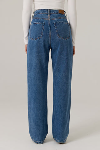 Romy High Rise Jean - Mid Wash