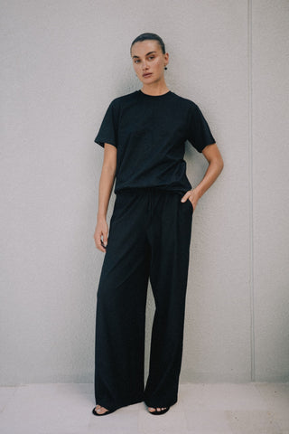Miley Relaxed Tee - Black