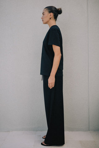 Miley Relaxed Tee - Black
