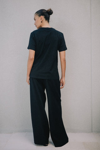 Miley Relaxed Tee - Black