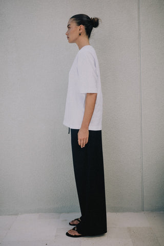 Ella Boyfriend Tee - White