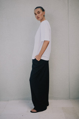 Ella Boyfriend Tee - White