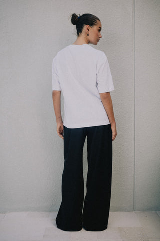 Ella Boyfriend Tee - White