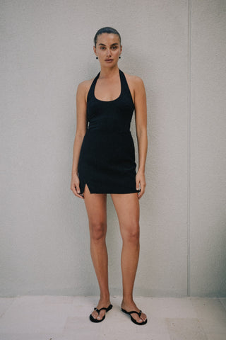 Tessa Halter Tank - Black