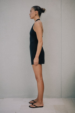 Tessa Halter Tank - Black