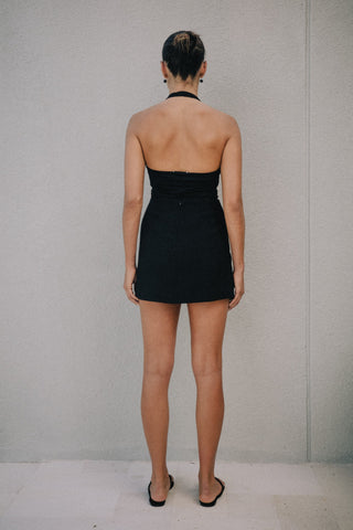 Tessa Halter Tank - Black