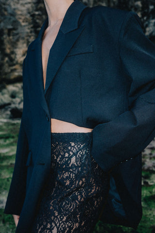Shiloh Lace Pant - Black