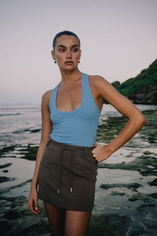 Melody Mini Skirt - Mocha