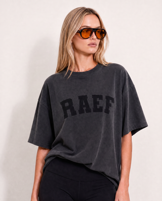 Ella Boyfriend Tee - Smoke