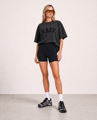 Ella Boyfriend Tee - Smoke