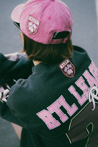 Kaia Graphic Cap - Washed Pink