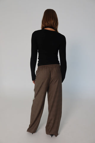 Josie Wide Leg Trouser - Yarn Dyed Check
