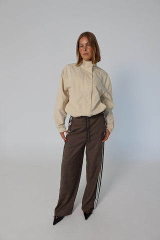 Josie Wide Leg Trouser - Yarn Dyed Check