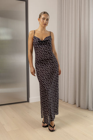 Carmen Chiffon Maxi Dress