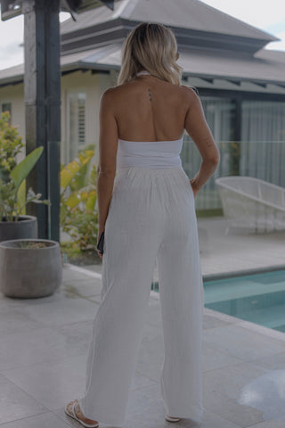 Chilli Textured Pant - Natural