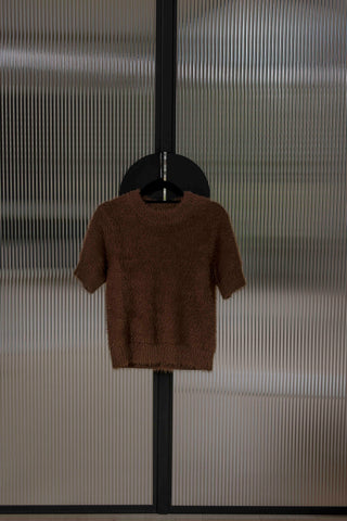 Amie Shaggy Knit - Coco