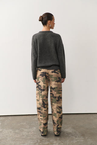 Kendall Knit Pullover - Charcoal