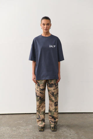 Blurred Raef Tee - Washed Black