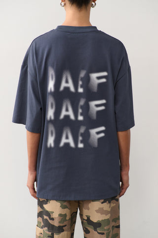 Blurred Raef Tee - Washed Black