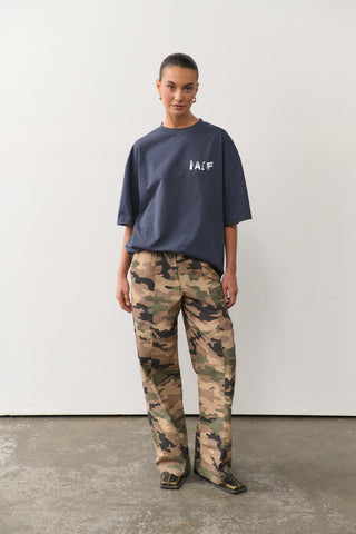 Blurred Raef Tee - Washed Black