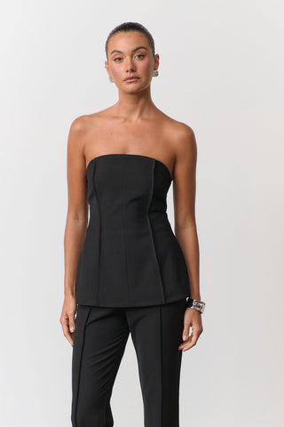 Zuri Strapless Top - Black