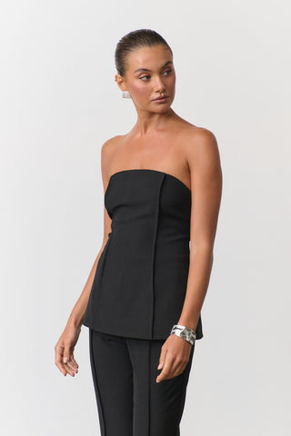 Zuri Strapless Top - Black