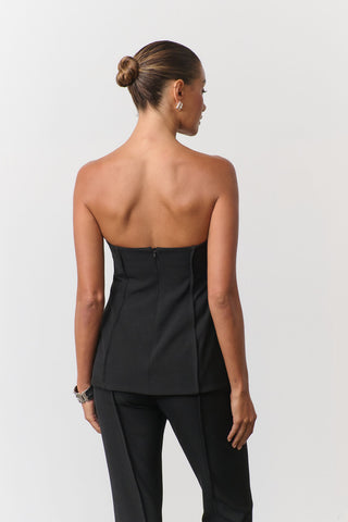 Zuri Strapless Top - Black