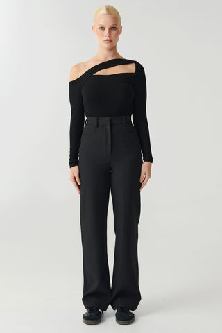 Bailey Twist Top - Black