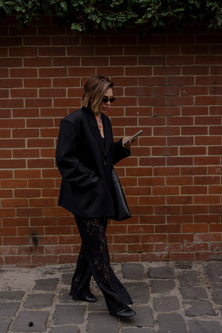 Shiloh Lace Pant - Black
