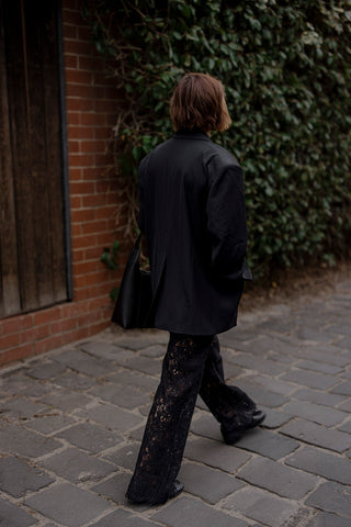 Shiloh Lace Pant - Black