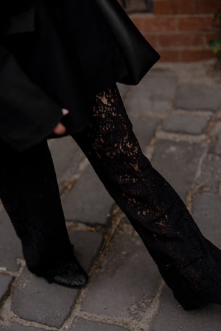 Shiloh Lace Pant - Black