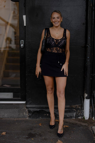 Melody Mini Skirt - Black