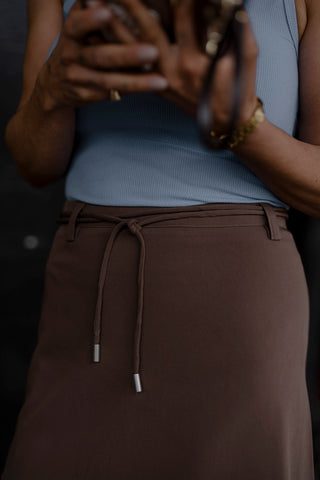 Melody Mini Skirt - Mocha