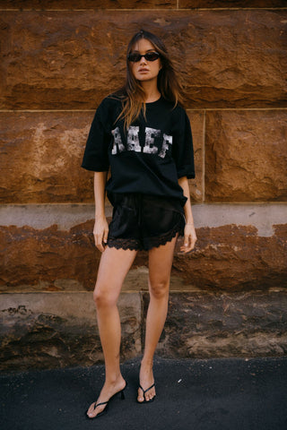 Lola Lace Short - Black