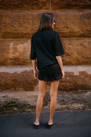 Lola Lace Short - Black
