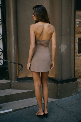 Aubrey Mini Skirt - Chocolate