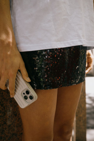 Sofia Sequin Mini Skirt
