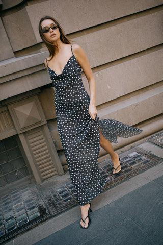 Carmen Chiffon Maxi Dress