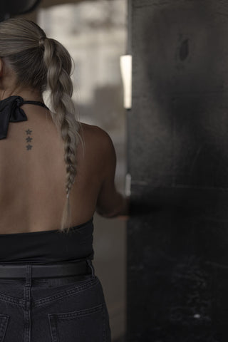 Ariana High Neck Tank - Black